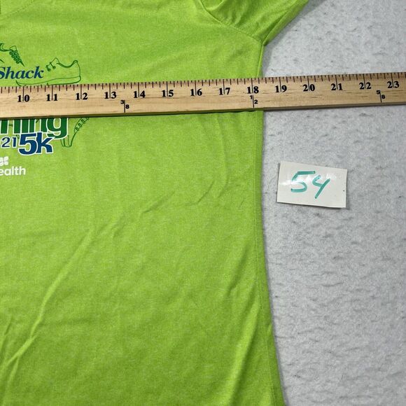 Leslie Jordan Women's Small Track Shack 2021 5K Race Athletic Graphic T Shirt - Picture 6 of 11